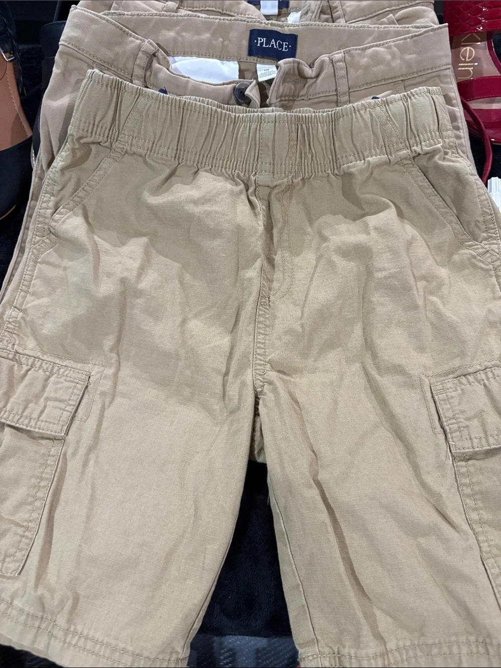 The Children's Place Boys Khaki/Tan Casual Pants one size 8 two size 10